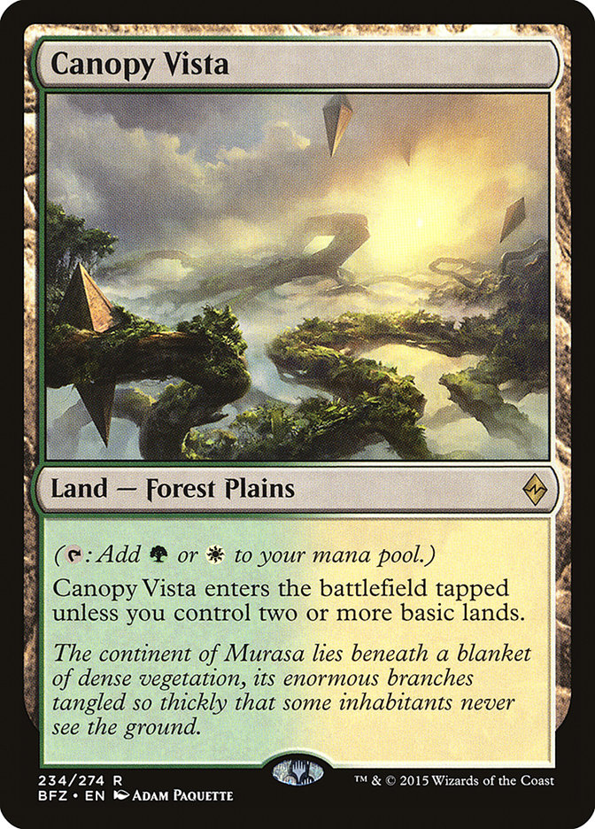 Canopy Vista [Battle for Zendikar] | Game Haven TX