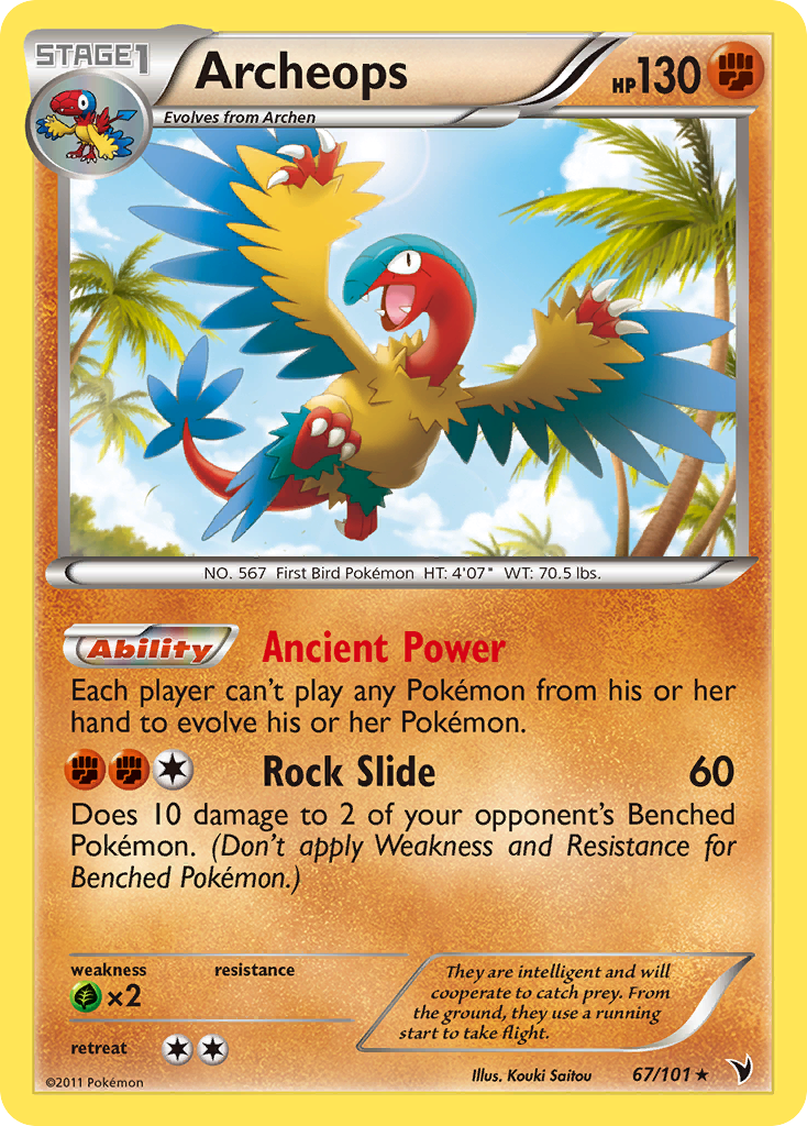 Archeops (67/101) [Black & White: Noble Victories] | Game Haven TX