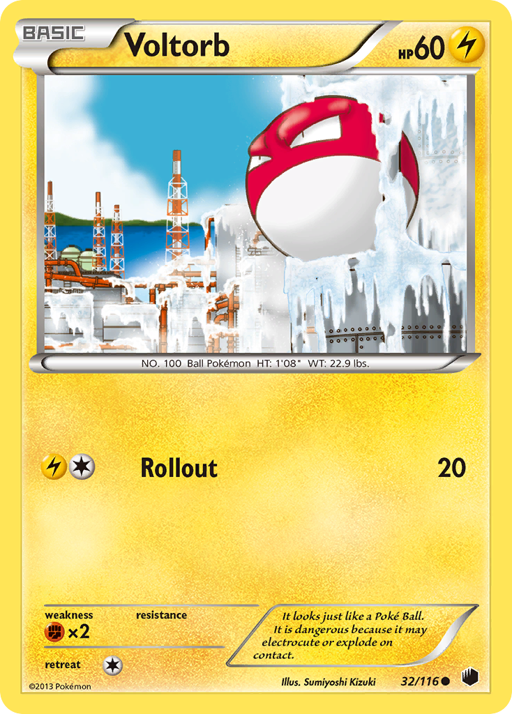Voltorb (32/116) [Black & White: Plasma Freeze] | Game Haven TX