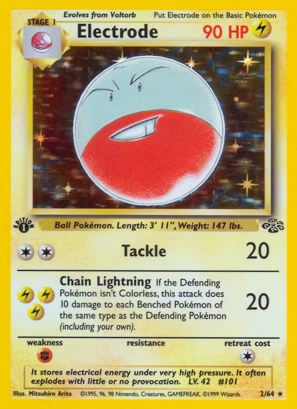 Electrode (2/64) [Jungle 1st Edition] | Game Haven TX
