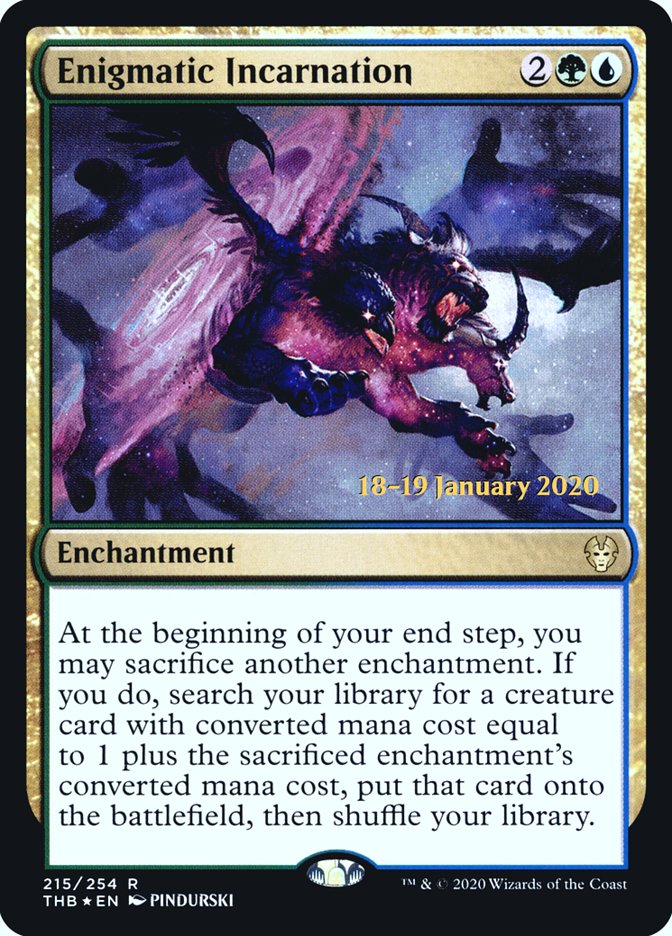 Enigmatic Incarnation [Theros Beyond Death Promos] | Game Haven TX