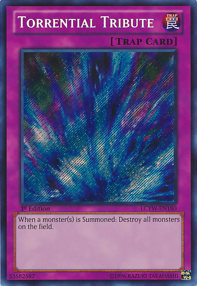 Torrential Tribute [LCYW-EN180] Secret Rare | Game Haven TX