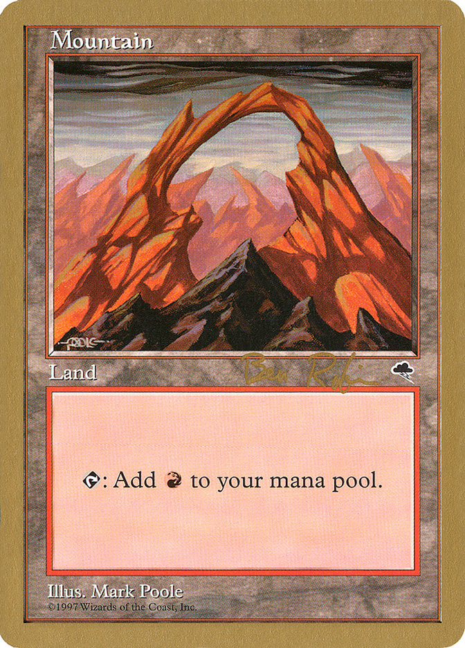 Mountain (br345) (Ben Rubin) [World Championship Decks 1998] | Game Haven TX