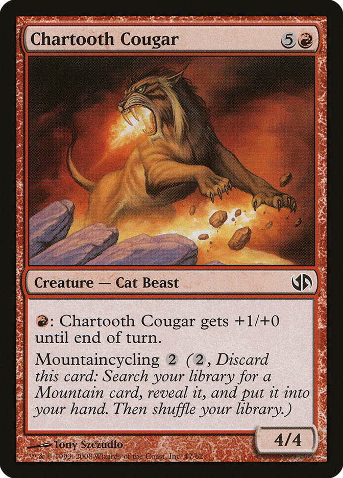 Chartooth Cougar [Duel Decks: Jace vs. Chandra] | Game Haven TX