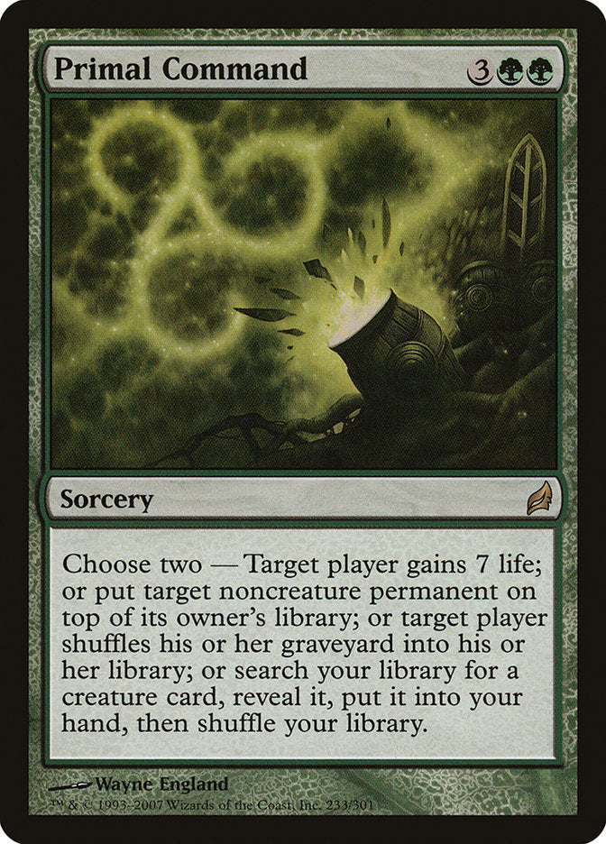 Primal Command [Lorwyn] | Game Haven TX