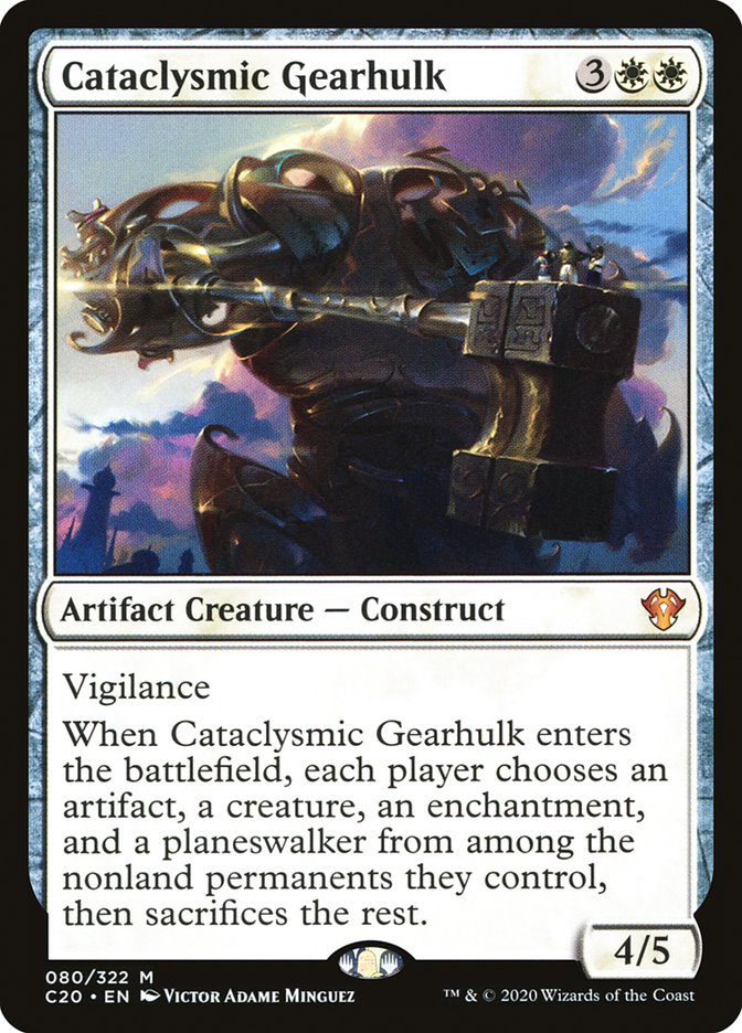 Cataclysmic Gearhulk [Commander 2020] | Game Haven TX