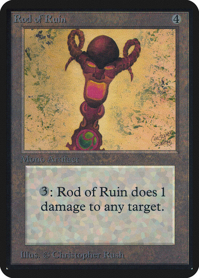Rod of Ruin [Limited Edition Alpha] | Game Haven TX
