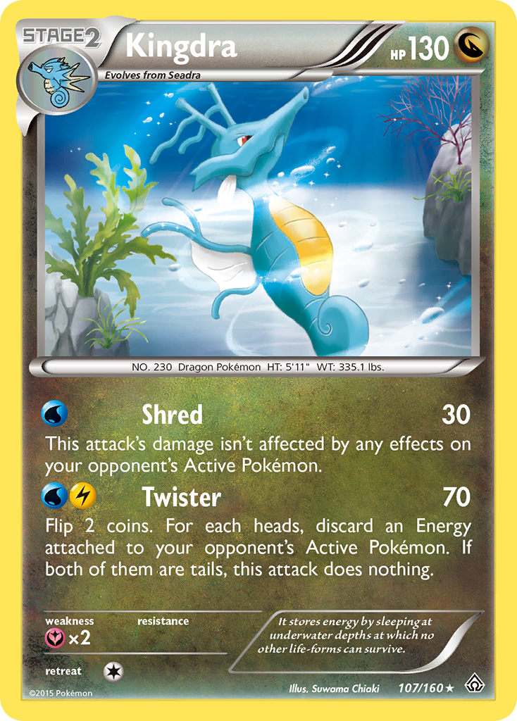 Kingdra (107/160) [XY: Primal Clash] | Game Haven TX