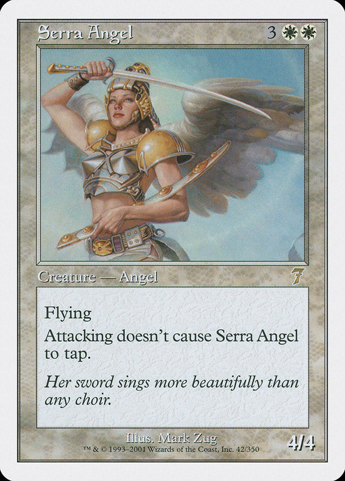 Serra Angel [Seventh Edition] | Game Haven TX