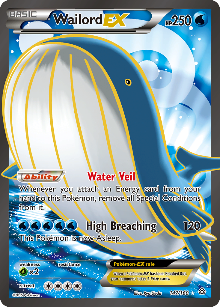 Wailord EX (147/160) [XY: Primal Clash] | Game Haven TX