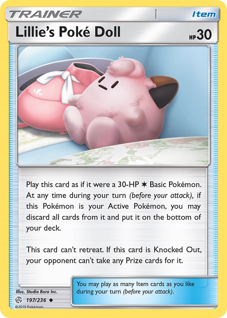 Lillie's Poke Doll (197/236) [Sun & Moon: Cosmic Eclipse] | Game Haven TX