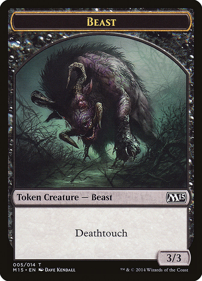 Beast (005/014) [Magic 2015 Tokens] | Game Haven TX