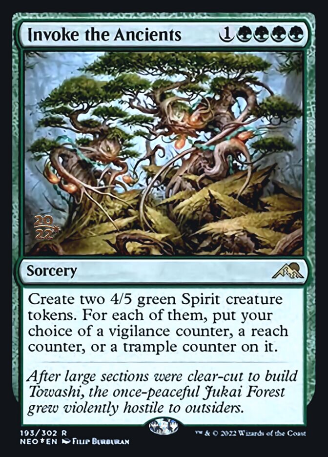Invoke the Ancients [Kamigawa: Neon Dynasty Prerelease Promos] | Game Haven TX