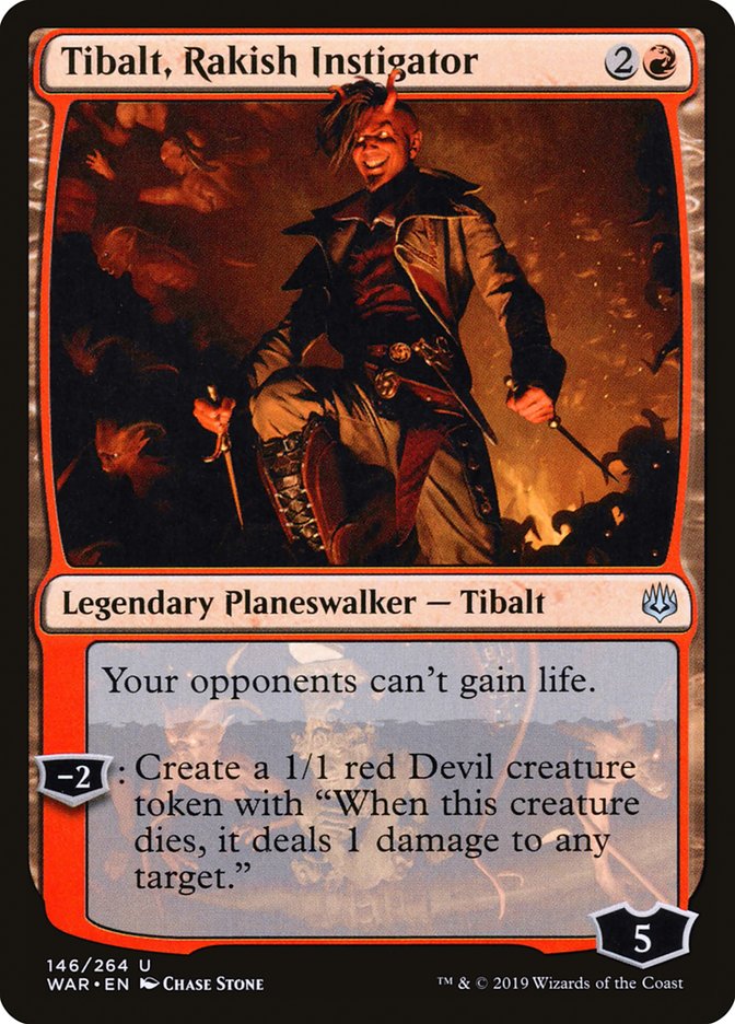 Tibalt, Rakish Instigator [War of the Spark] | Game Haven TX