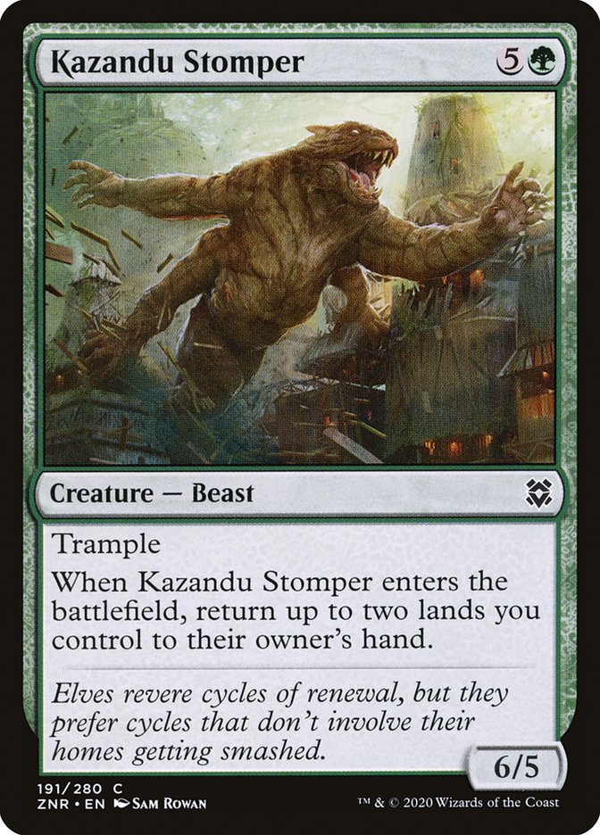 Kazandu Stomper [Zendikar Rising] | Game Haven TX