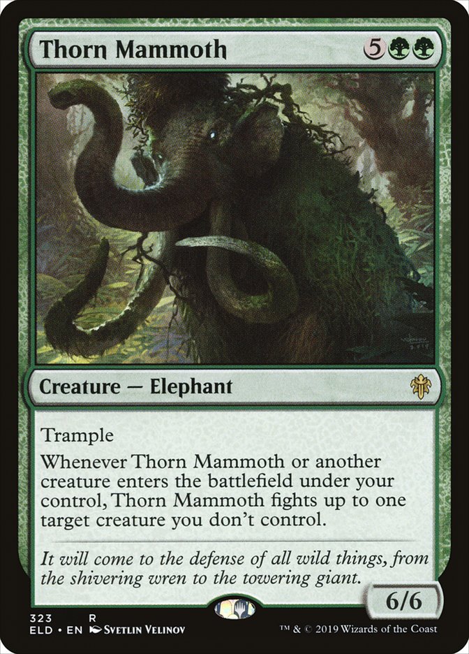 Thorn Mammoth [Throne of Eldraine] | Game Haven TX