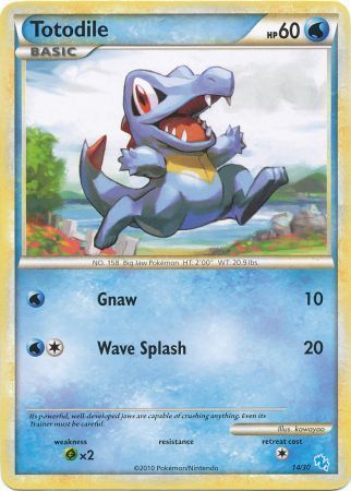 Totodile (14/30) [HeartGold & SoulSilver: Trainer Kit - Gyarados] | Game Haven TX