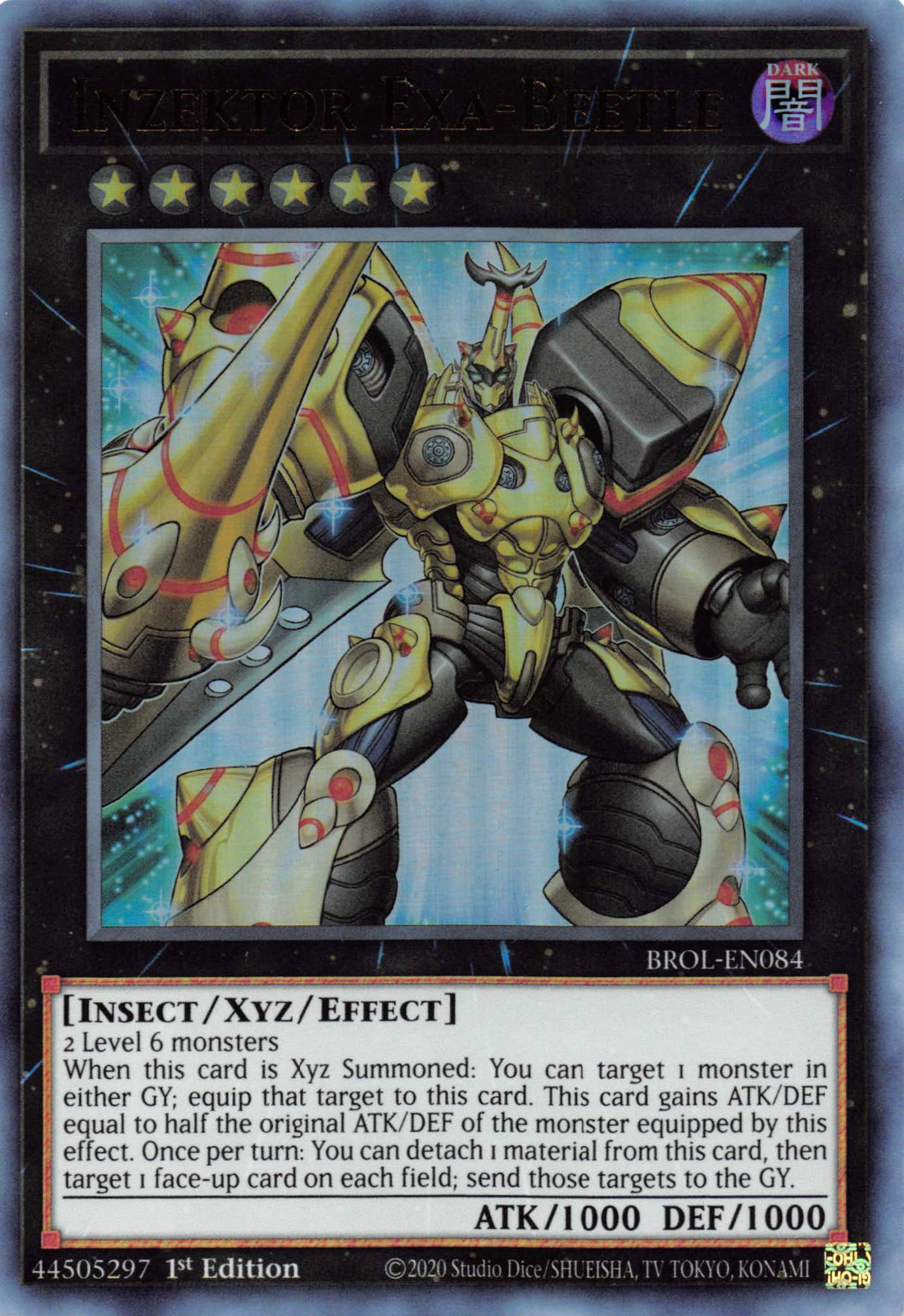 Inzektor Exa-Beetle [BROL-EN084] Ultra Rare | Game Haven TX