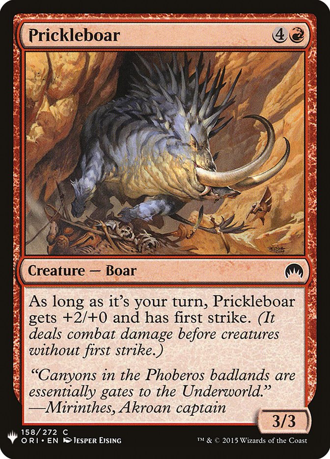 Prickleboar [Mystery Booster] | Game Haven TX