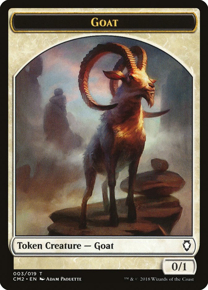 Goat Token [Commander Anthology Volume II Tokens] | Game Haven TX
