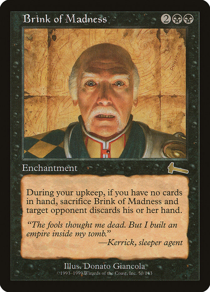 Brink of Madness [Urza's Legacy] | Game Haven TX