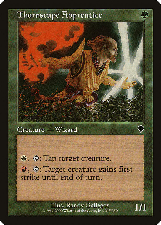 Thornscape Apprentice [Invasion] | Game Haven TX