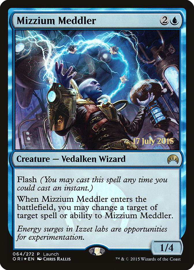 Mizzium Meddler [Magic Origins Promos] | Game Haven TX