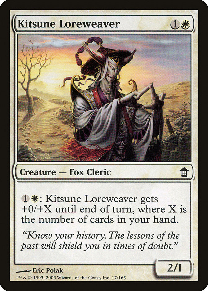 Kitsune Loreweaver [Saviors of Kamigawa] | Game Haven TX