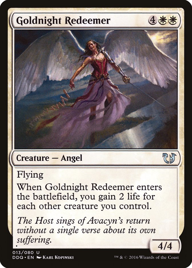 Goldnight Redeemer [Duel Decks: Blessed vs. Cursed] | Game Haven TX