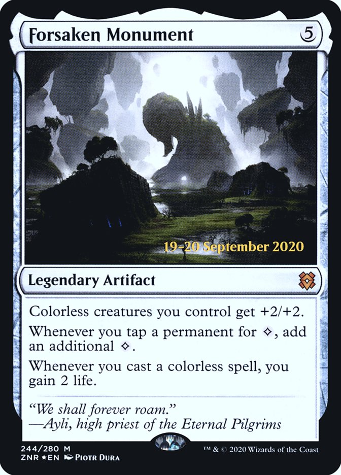 Forsaken Monument [Zendikar Rising Promos] | Game Haven TX