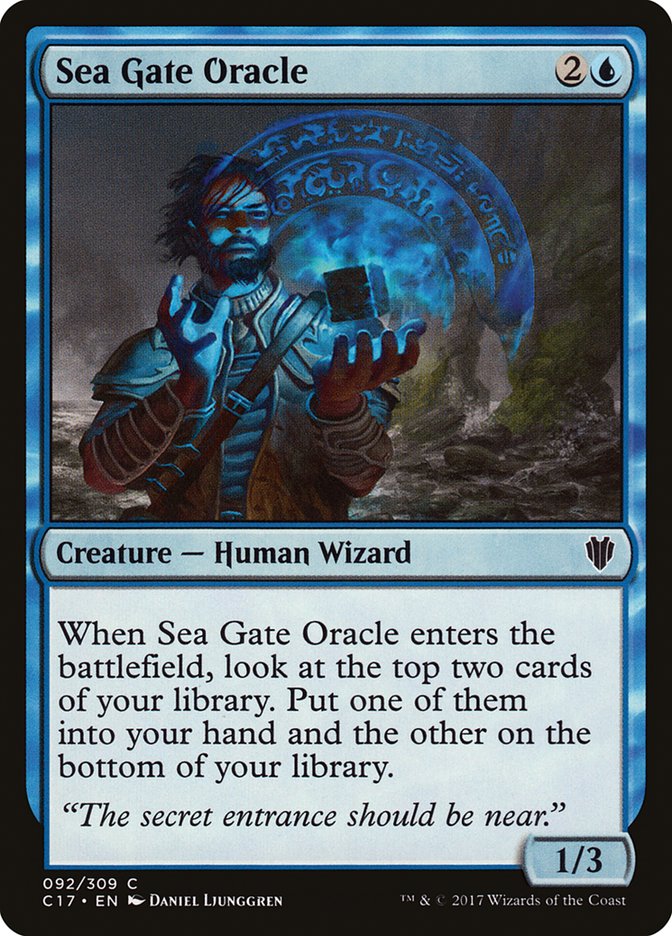 Sea Gate Oracle [Commander 2017] | Game Haven TX