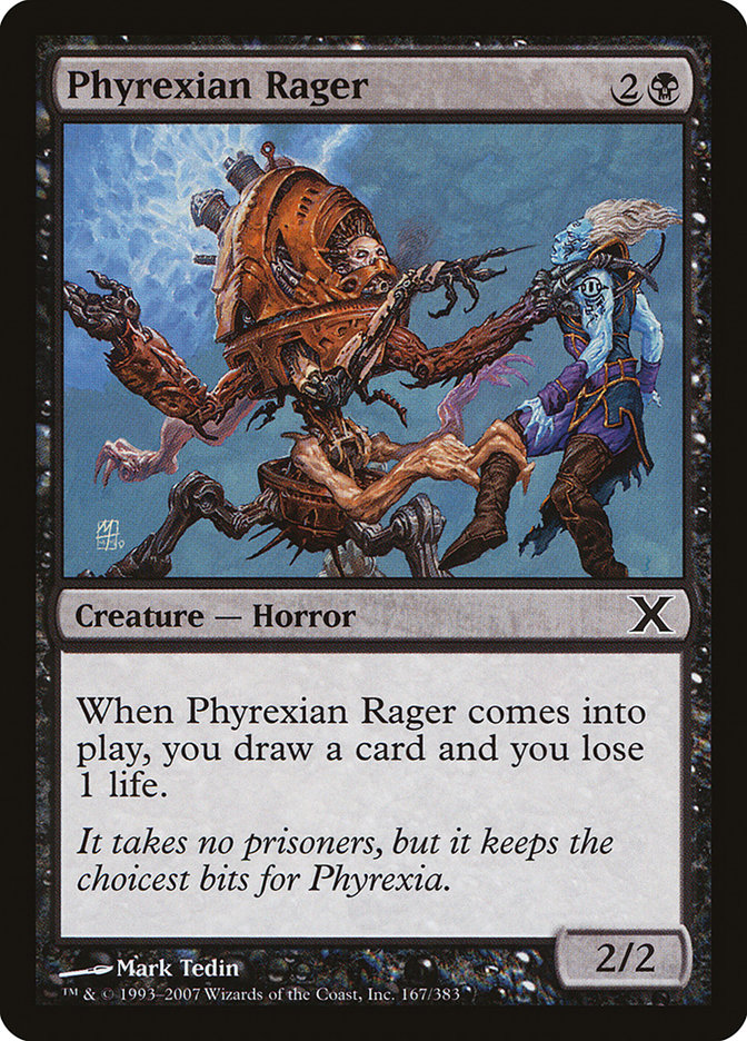 Phyrexian Rager [Tenth Edition] | Game Haven TX