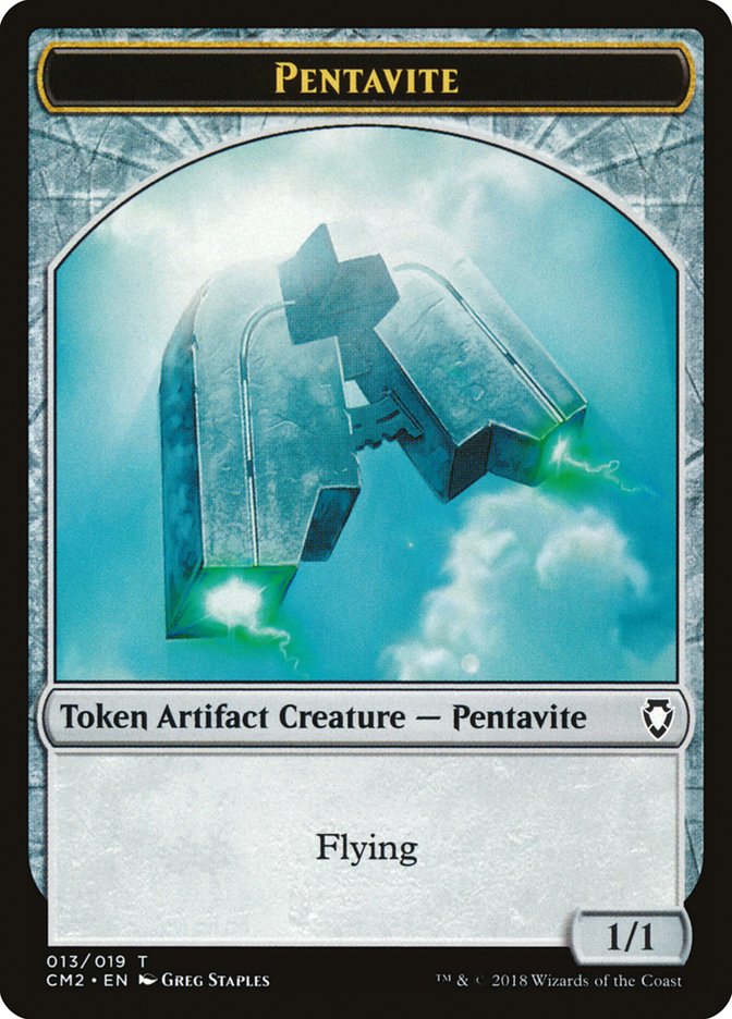 Pentavite Token [Commander Anthology Volume II Tokens] | Game Haven TX