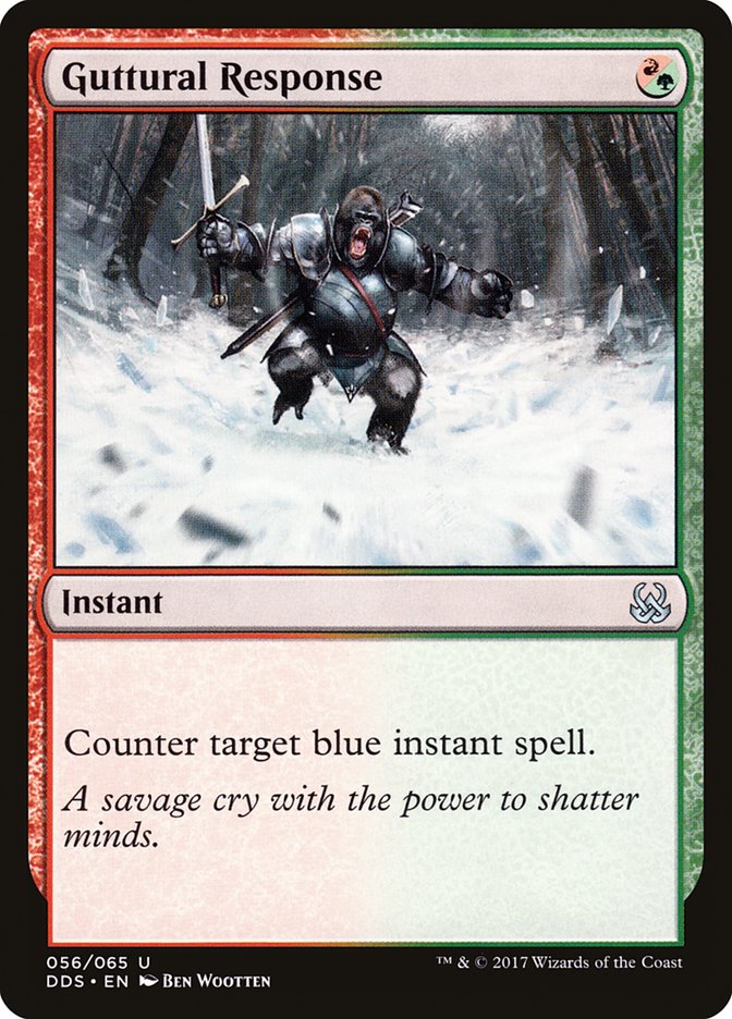 Guttural Response [Duel Decks: Mind vs. Might] | Game Haven TX