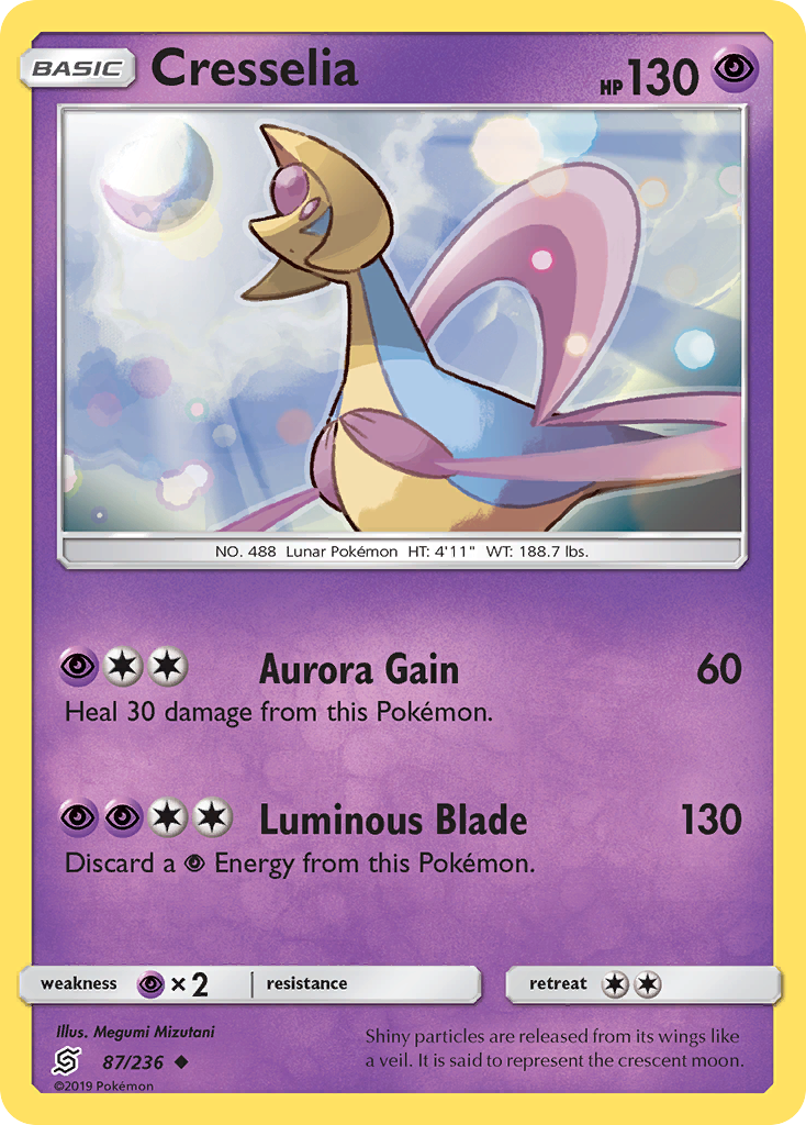 Cresselia (87/236) [Sun & Moon: Unified Minds] | Game Haven TX