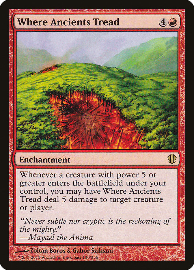 Where Ancients Tread [Commander 2013] | Game Haven TX