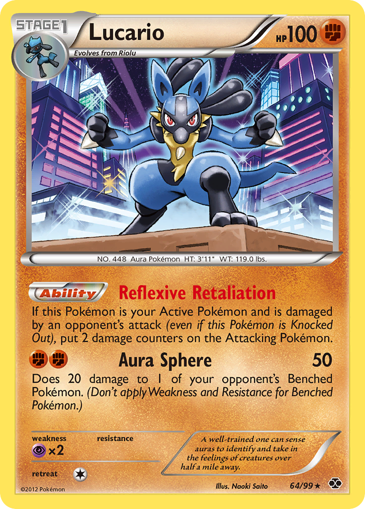 Lucario (64/99) [Black & White: Next Destinies] | Game Haven TX