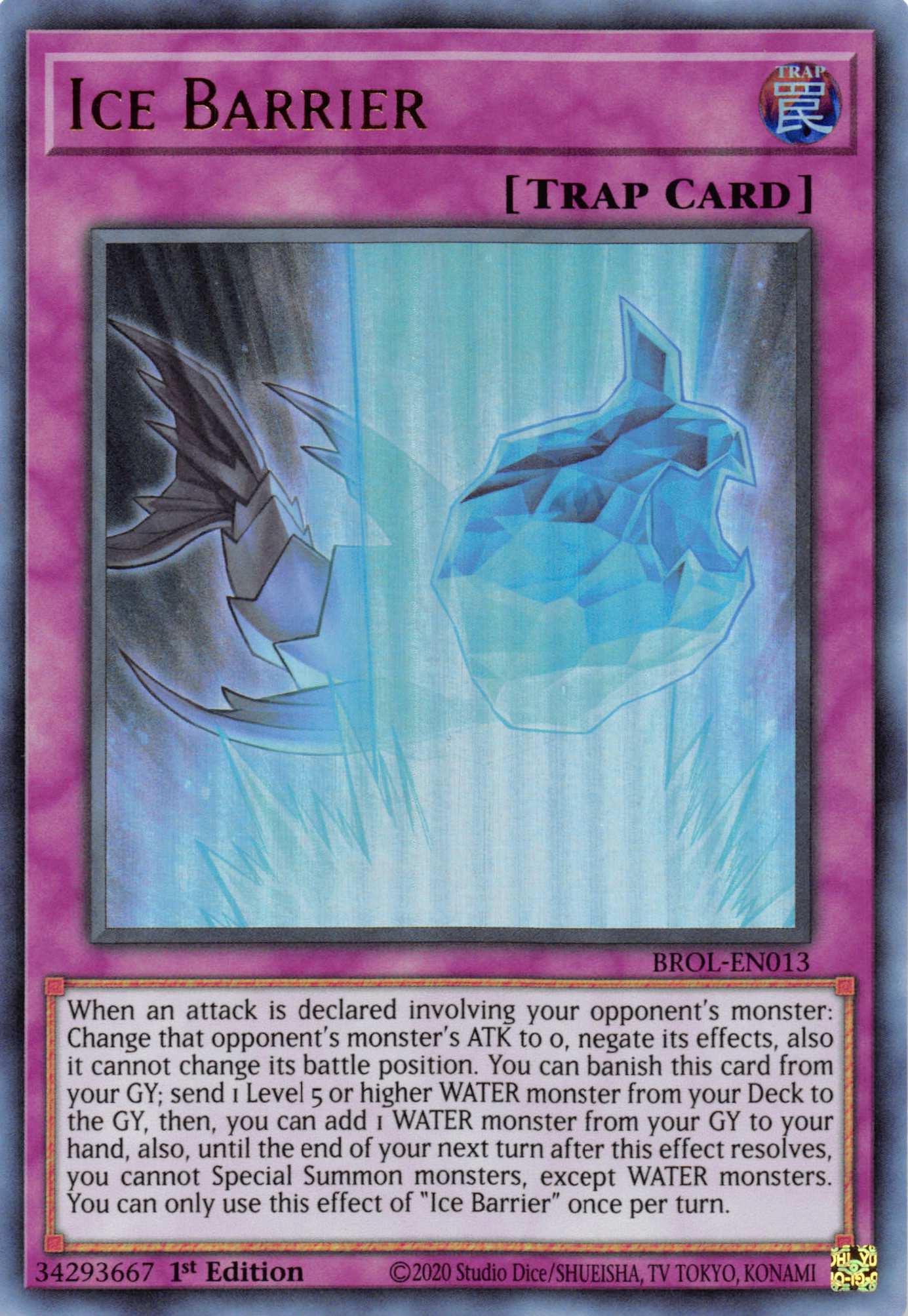 Ice Barrier [BROL-EN013] Ultra Rare | Game Haven TX