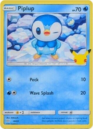 Piplup (20/25) [McDonald's 25th Anniversary] | Game Haven TX