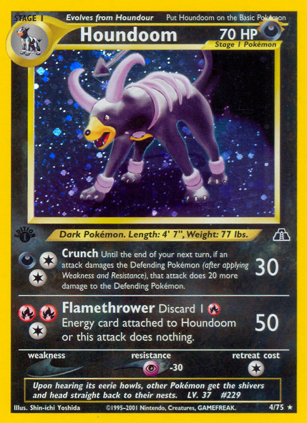 Houndoom (4/75) [Neo Discovery 1st Edition] | Game Haven TX