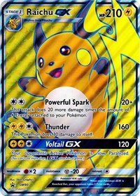 Raichu GX (SM90) (Jumbo Card) [Sun & Moon: Black Star Promos] | Game Haven TX