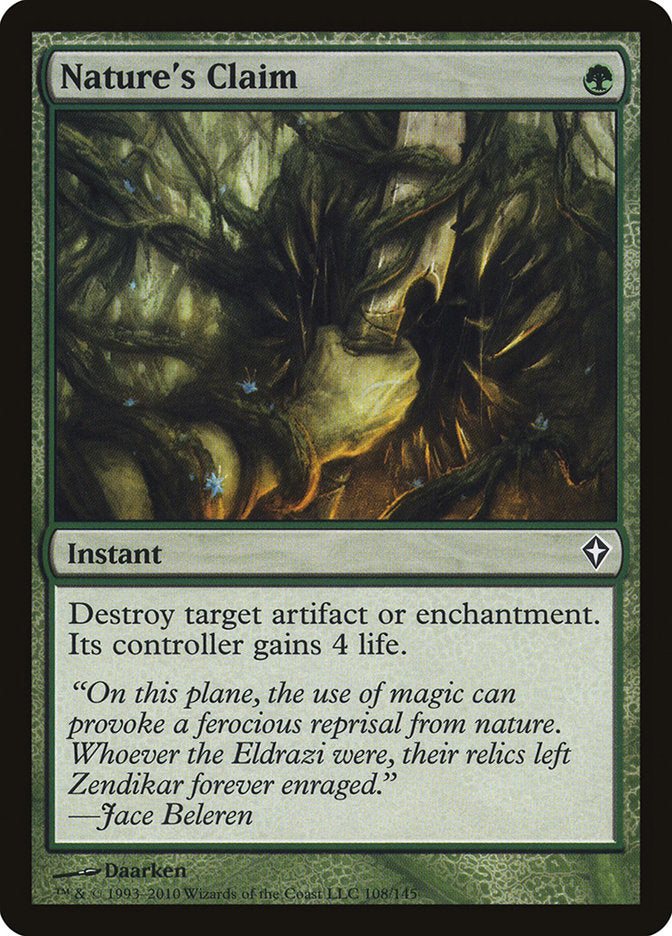 Nature's Claim [Worldwake] | Game Haven TX