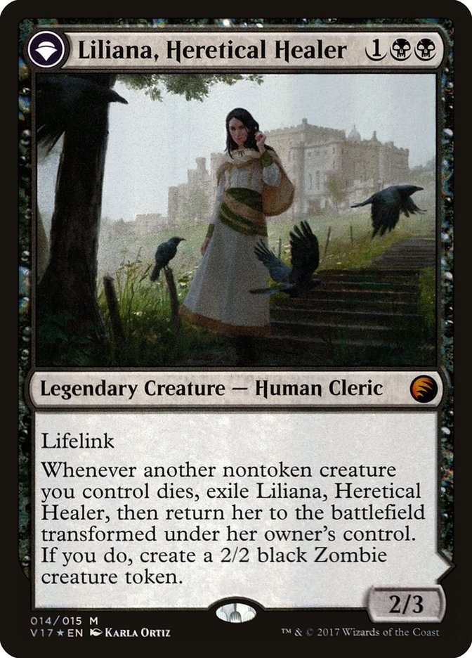 Liliana, Heretical Healer // Liliana, Defiant Necromancer [From the Vault: Transform] | Game Haven TX
