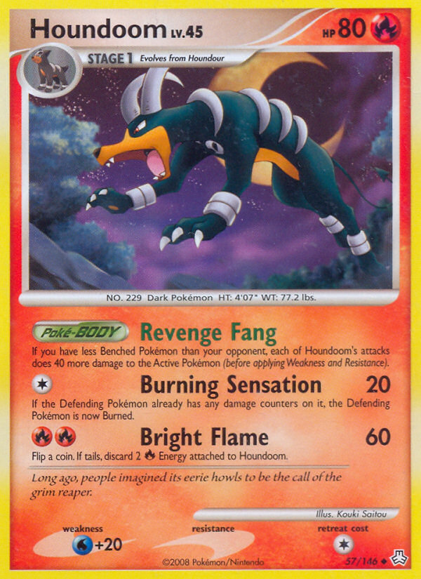 Houndoom (57/146) [Diamond & Pearl: Legends Awakened] | Game Haven TX