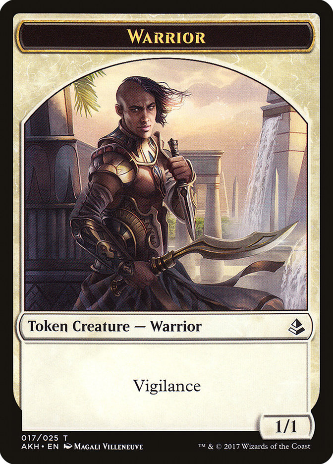 Warrior Token [Amonkhet Tokens] | Game Haven TX