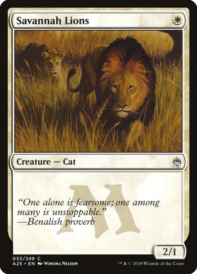 Savannah Lions [Masters 25] | Game Haven TX