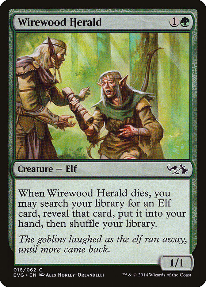 Wirewood Herald [Duel Decks Anthology: Elves vs. Goblins] | Game Haven TX