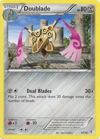 Doublade (23/30) [XY: Trainer Kit 1 - Bisharp] | Game Haven TX