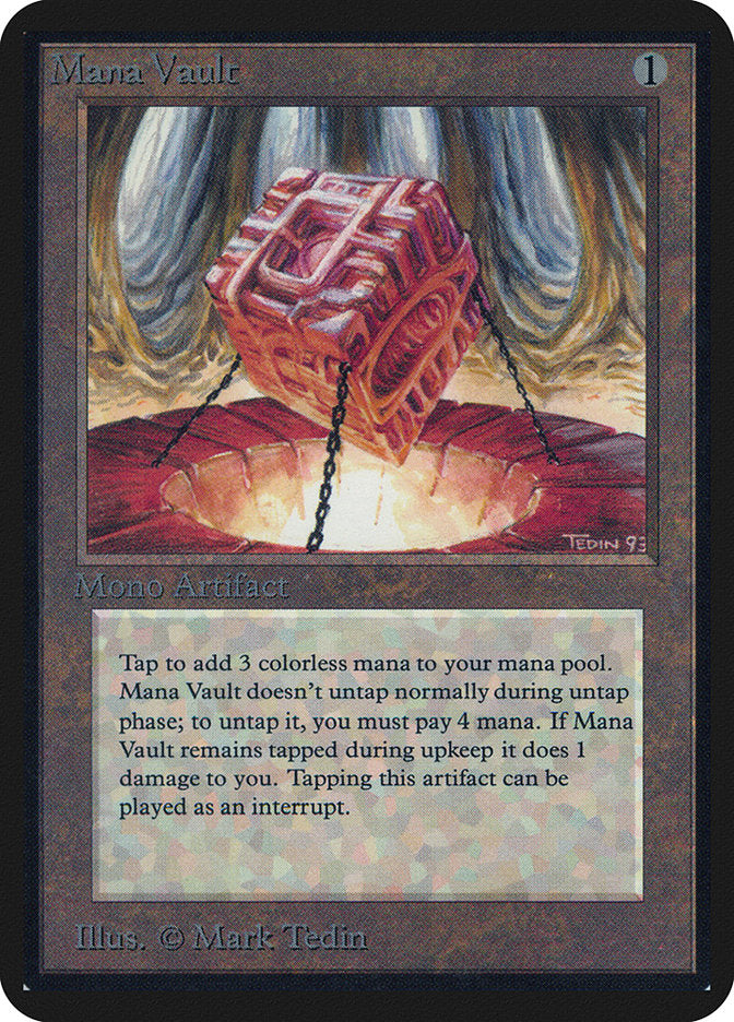 Mana Vault [Limited Edition Alpha] | Game Haven TX