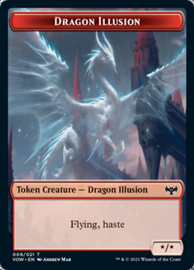 Dragon Illusion Token [Innistrad: Crimson Vow Tokens] | Game Haven TX
